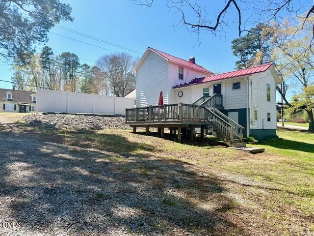 132 Buffalo Road Clarksville, VA 23927 - Photo 52 of 56 a view of a house with a yard