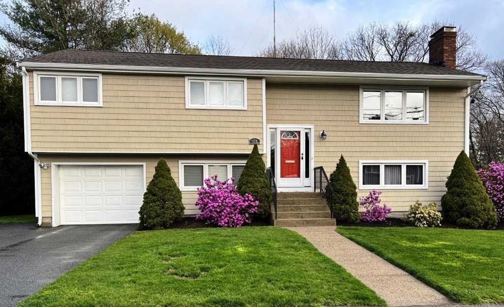 185 Evelyn Road Needham, MA 02494 - Photo 1 of 23 a front view of house with yard