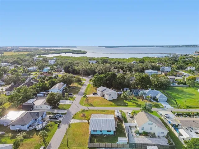 a view of city and ocean
