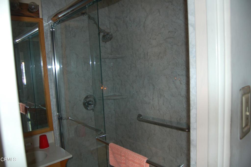 3912 Mohawk Street Pasadena, CA 91107 - Photo 12 of 24 a bathroom with a shower and toilet