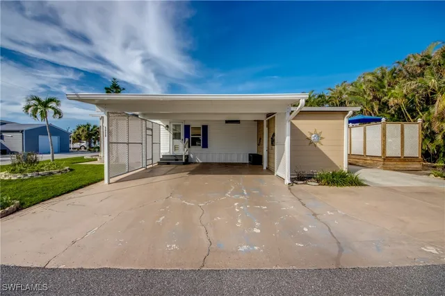 a view of a house with a patio