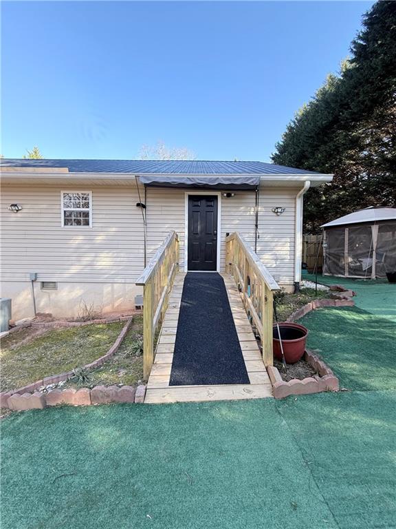 218 Eden Woods Clarkesville, GA 30523 - Photo 30 of 35 a view of a house with a yard