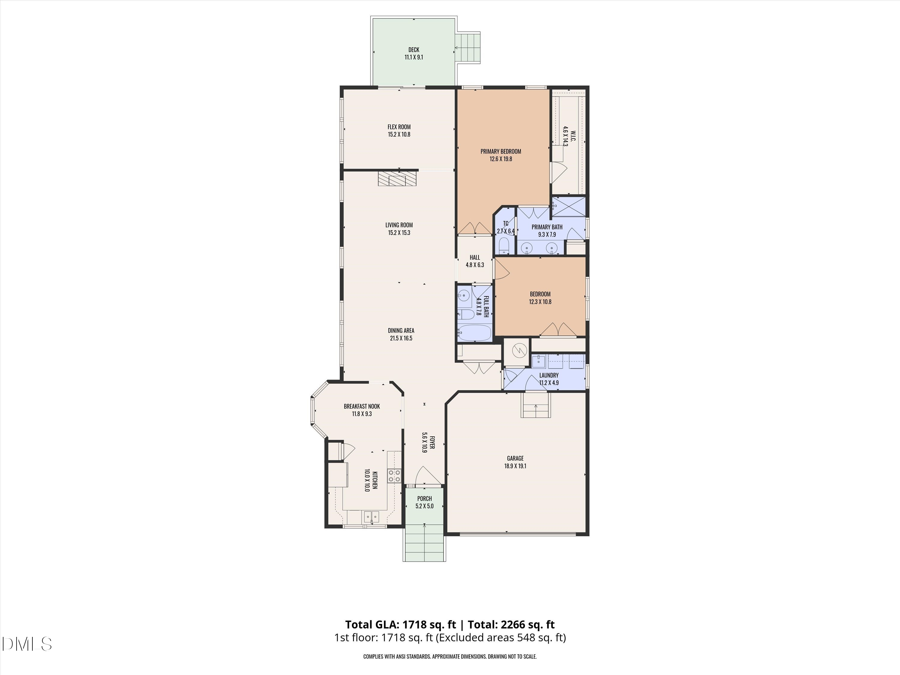 105 Rockport Ridge Way Cary, NC 27519 - Photo 42 of 43 a picture of a floor plan