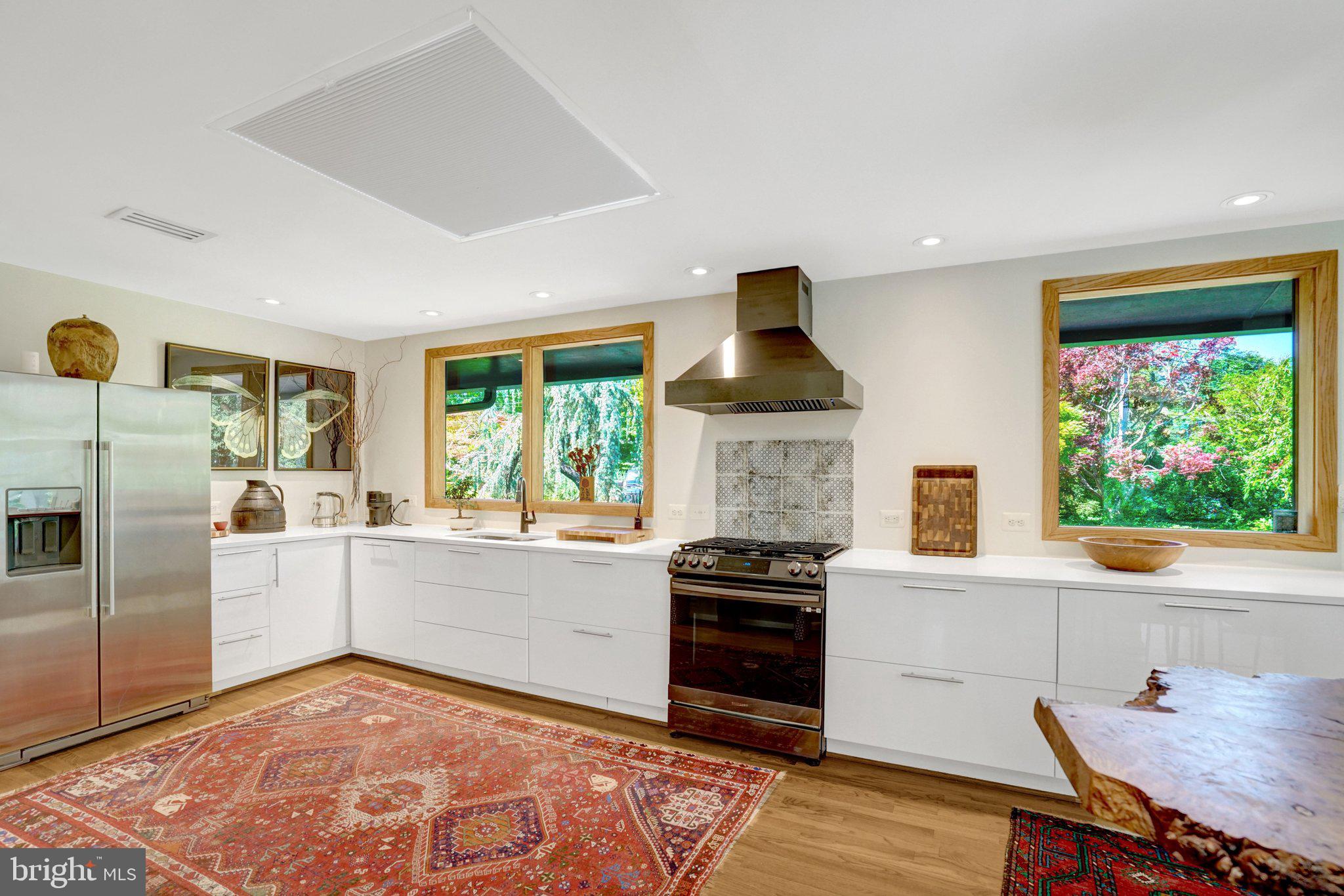 1927 Marthas Road Alexandria, VA 22307 - Photo 18 of 105 Crisp white kitchen with gas range