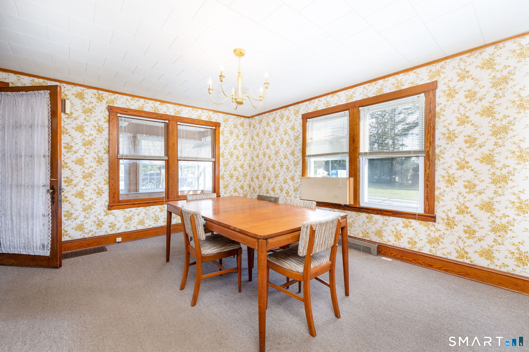 203 Willimantic Road Chaplin, CT 06235 - Photo 12 of 39 a dining room with furniture and windows