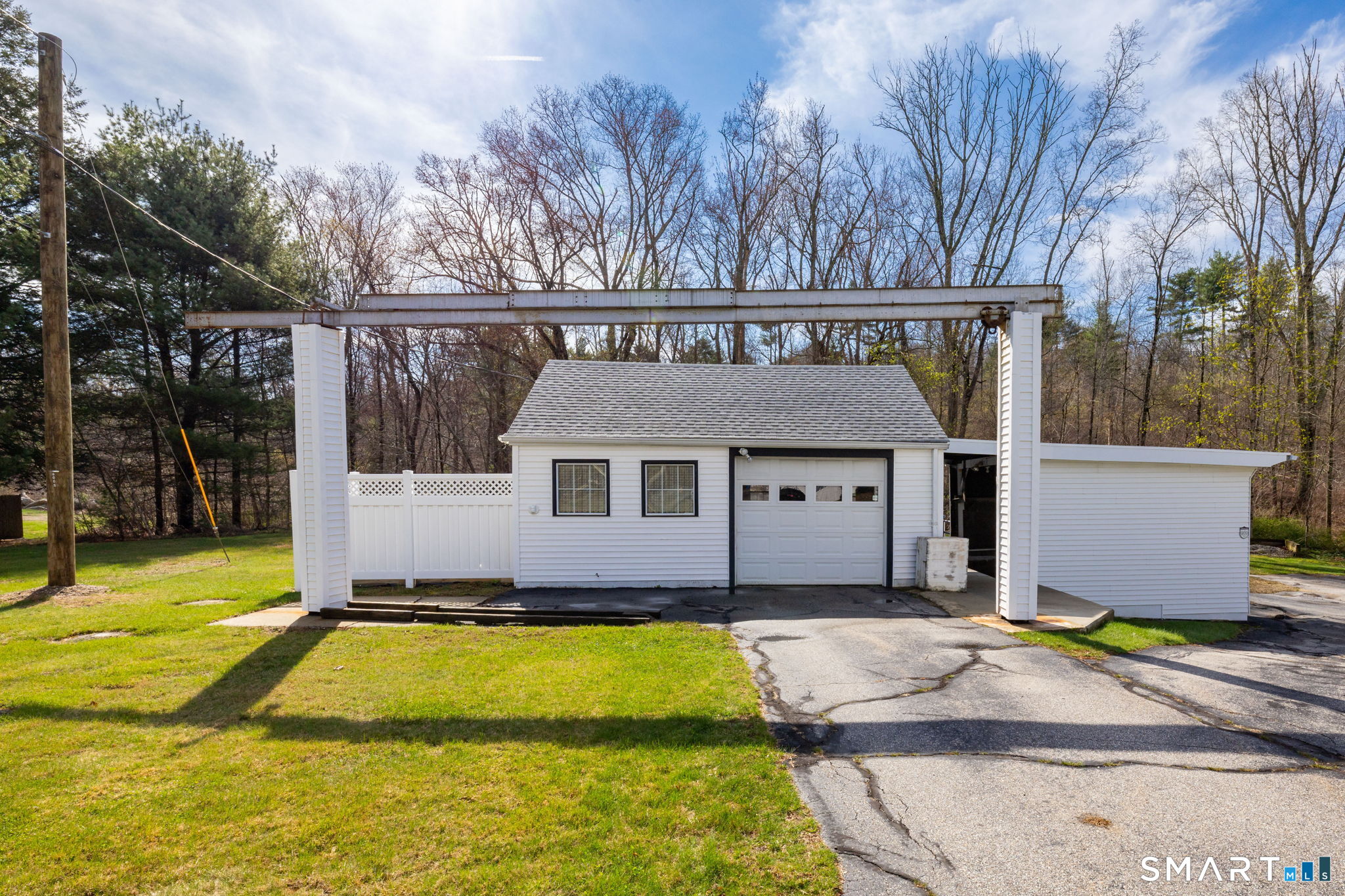 203 Willimantic Road Chaplin, CT 06235 - Photo 32 of 39 a view of house with a swimming pool