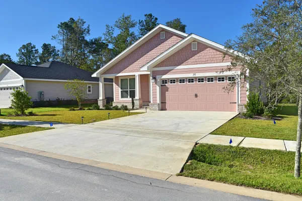front view of house with a yard