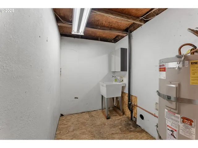 a view of kitchen and sink