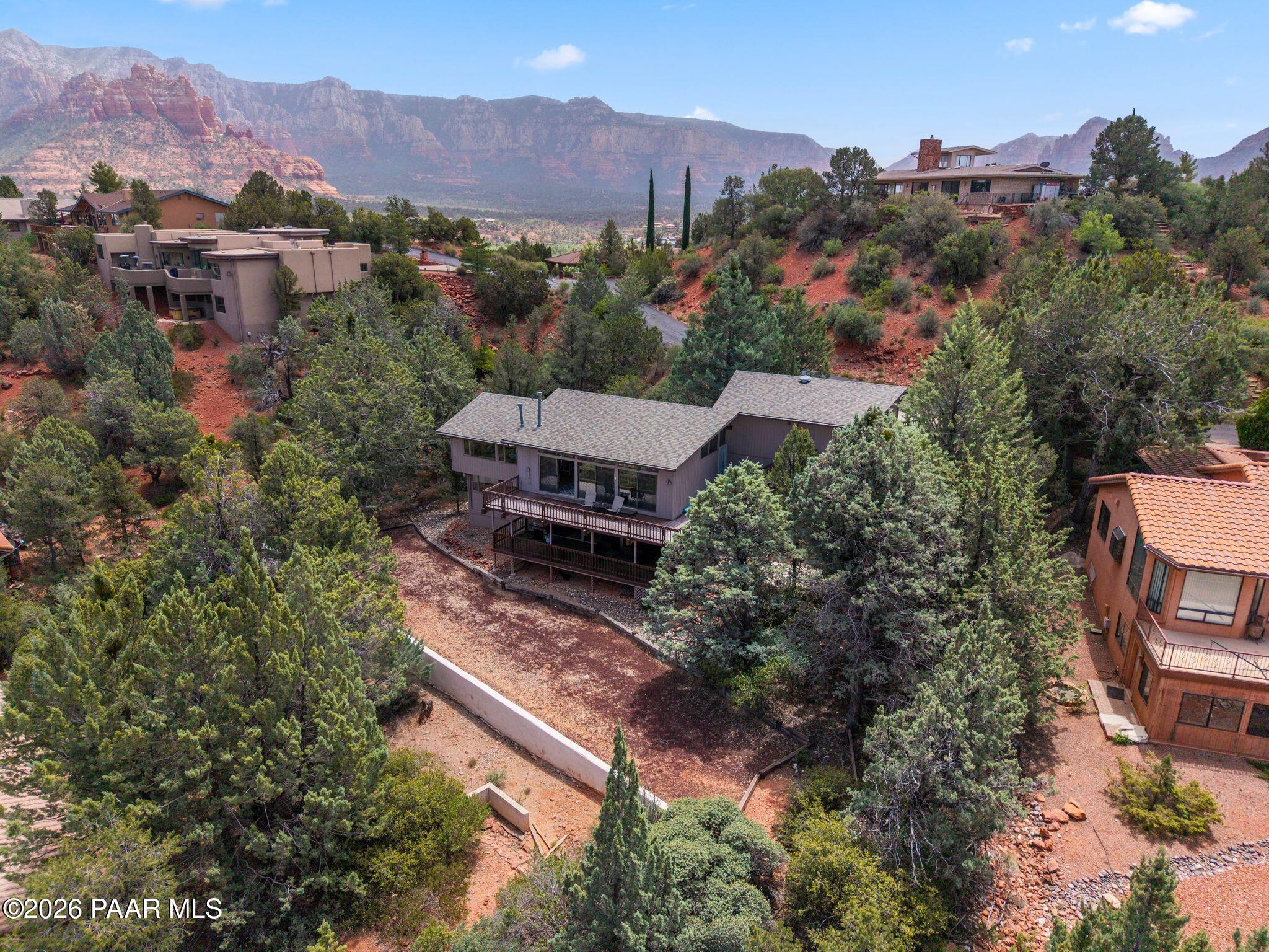 125 Kashmir Road Sedona, AZ 86336 - Photo 2 of 130 528-Aerials