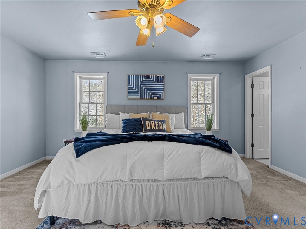 11718 Corte Castle Road Chesterfield, VA 23838 - Photo 29 of 50 Carpeted bedroom with multiple windows and a ceili