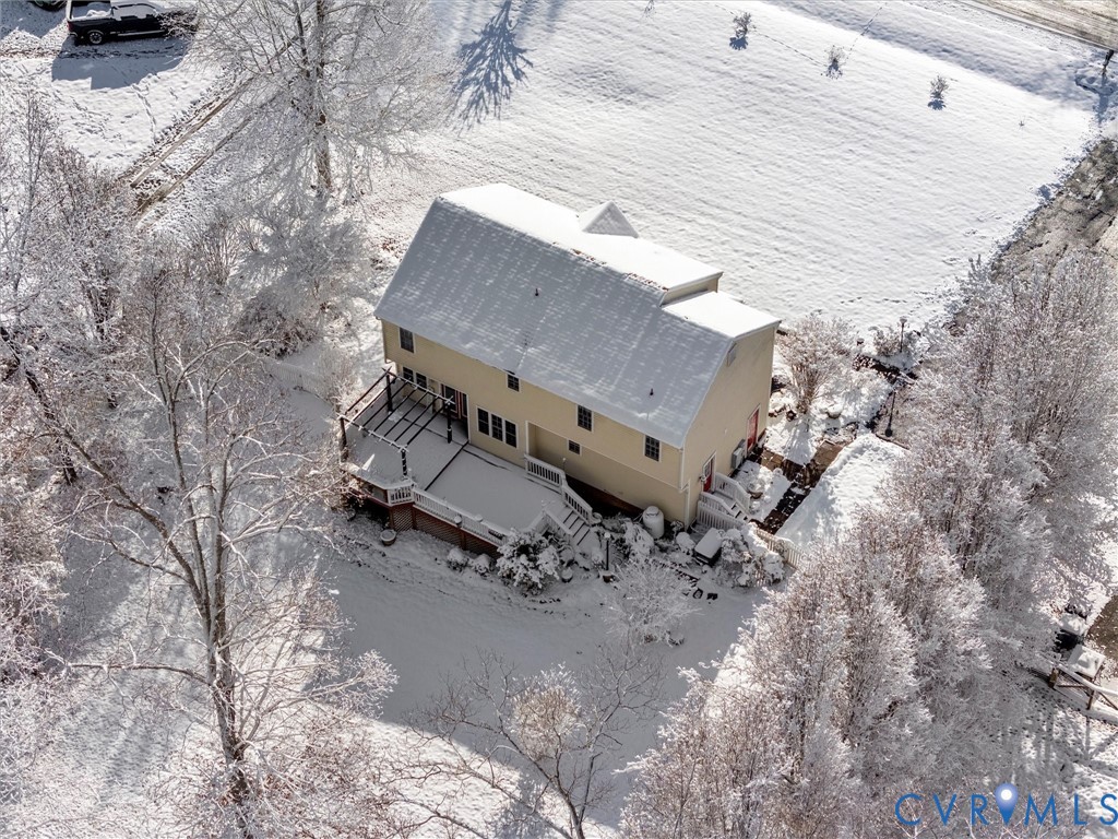 11718 Corte Castle Road Chesterfield, VA 23838 - Photo 40 of 50 View of snowy aerial view