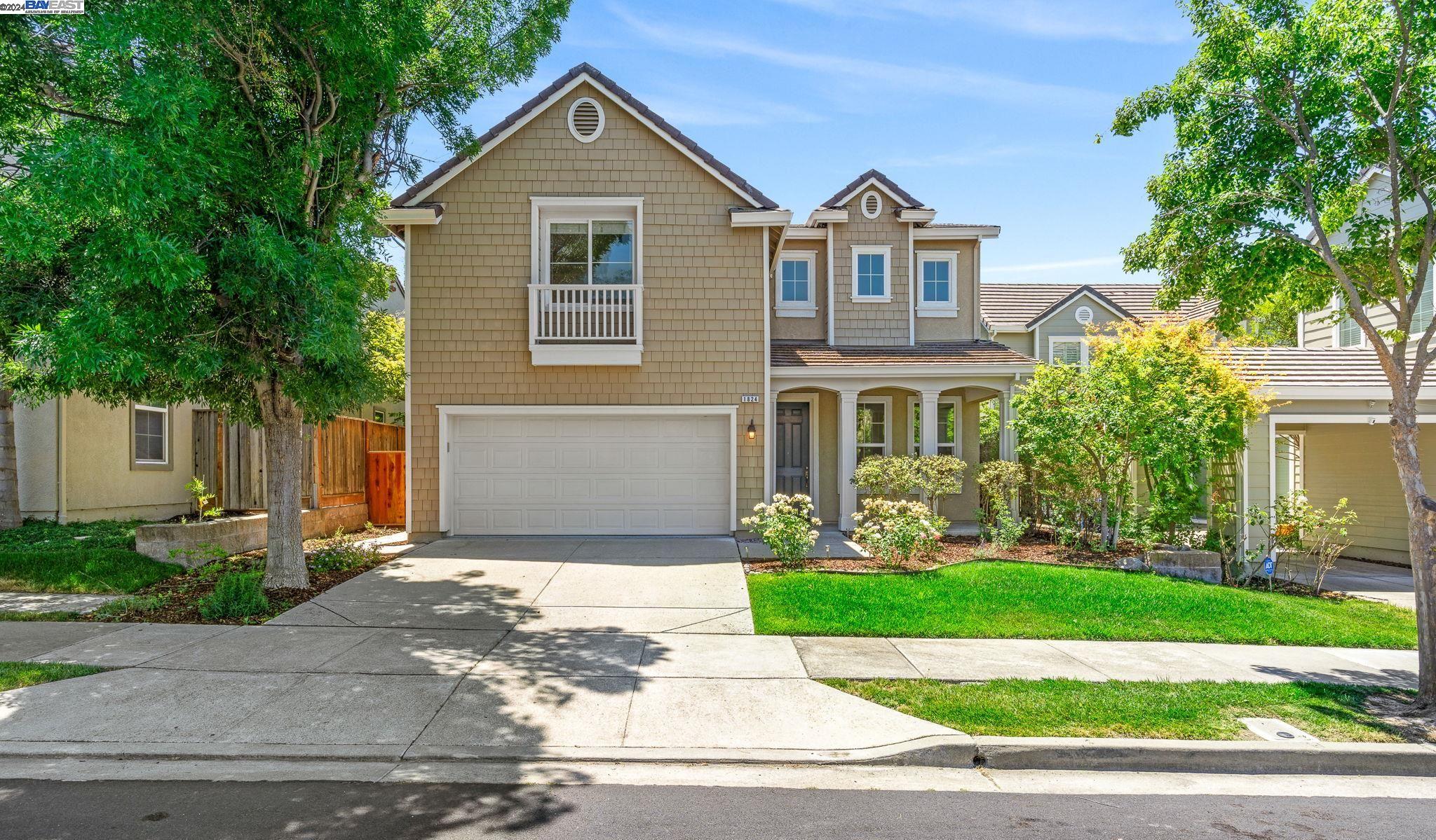 1824 Barossa Drive San Ramon, CA 94582 - Photo 1 of 1 a front view of a house with a yard and garage