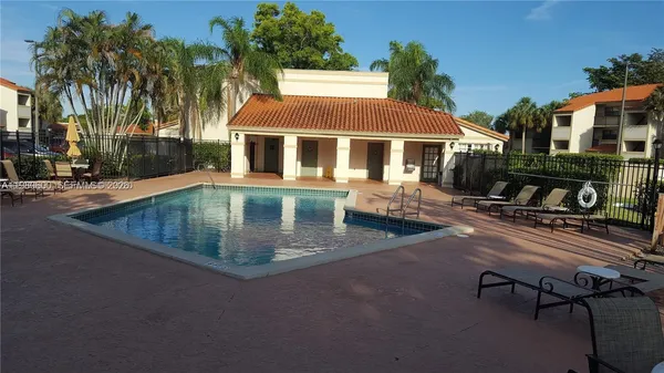 a view of a house with pool