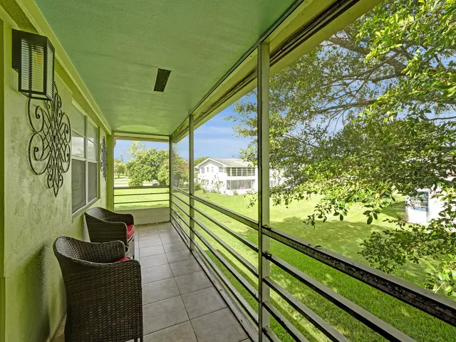 a building view with outdoor space