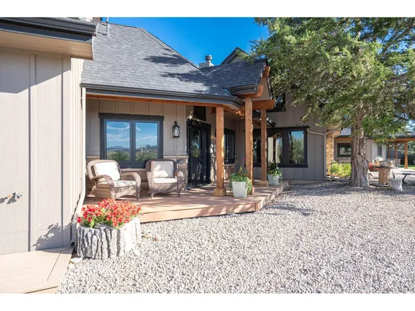 a living room with furniture and a outdoor