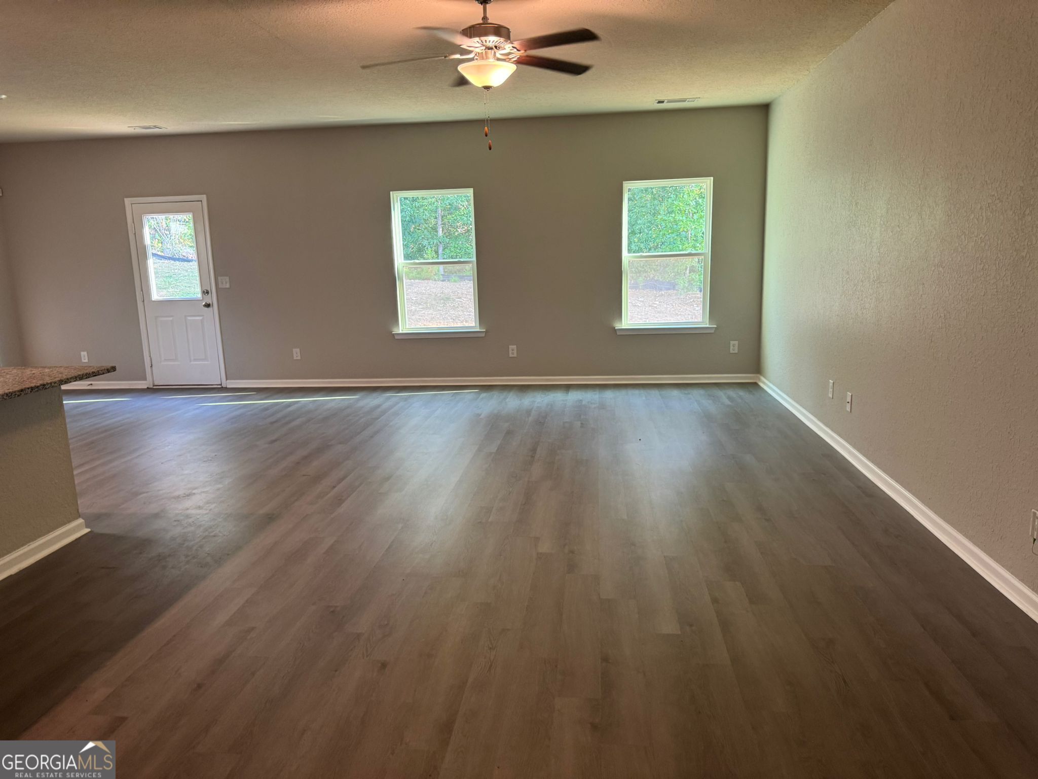 3475 Ridge Hill Parkway Douglasville, GA 30135 - Photo 11 of 34 an empty room with wooden floor and windows