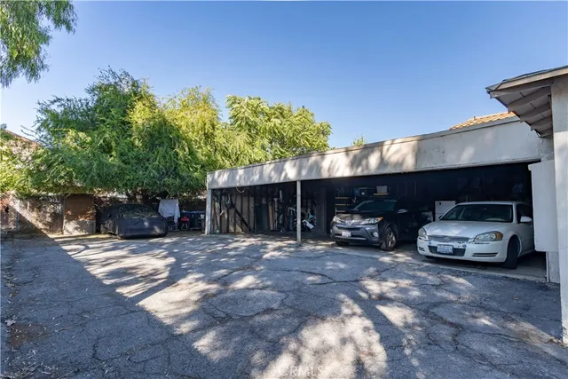 a car parked in front of house