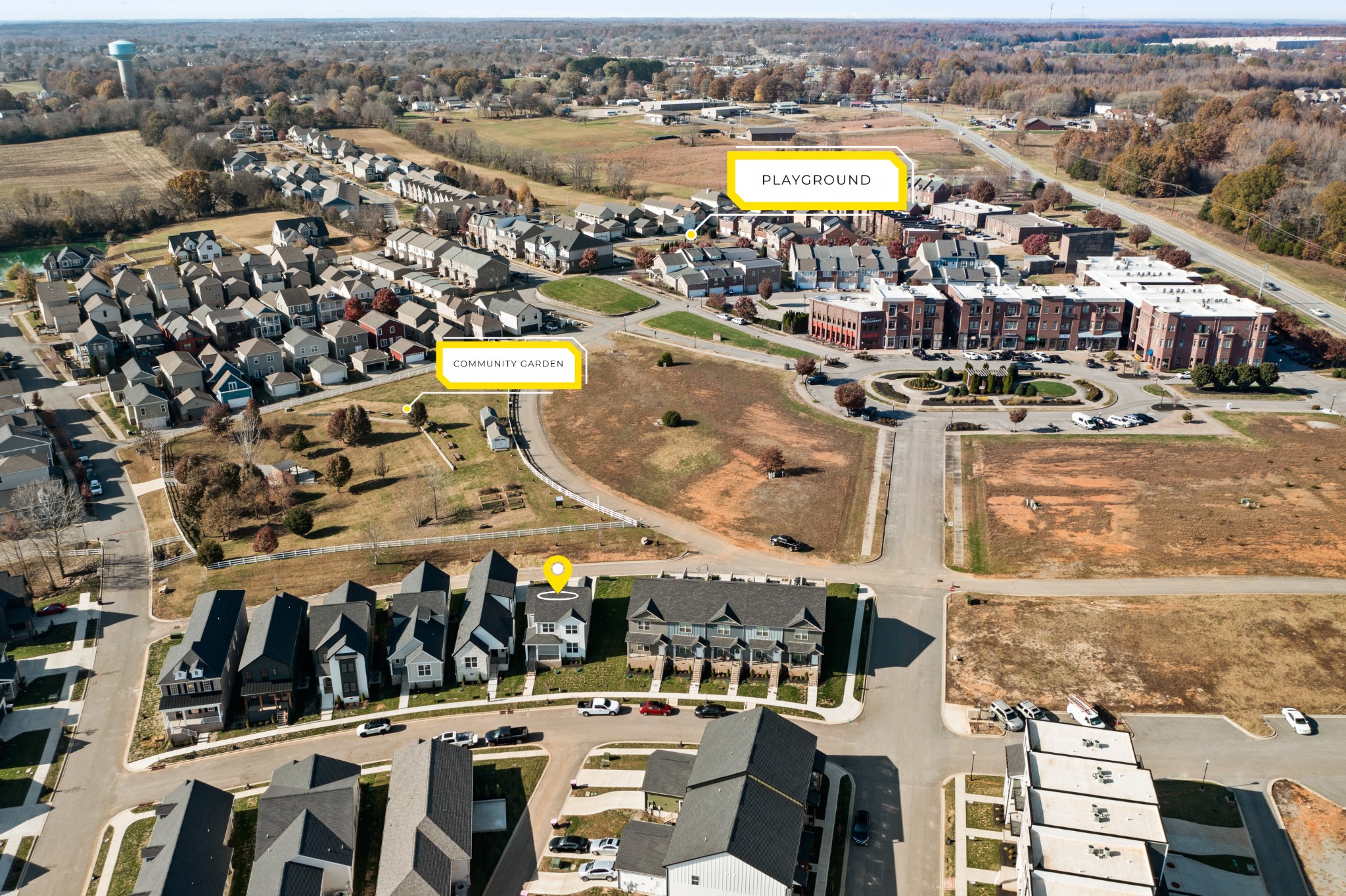 232 Franklin Street Pleasant View, TN 37146 - Photo 49 of 49 an aerial view of a building with parking