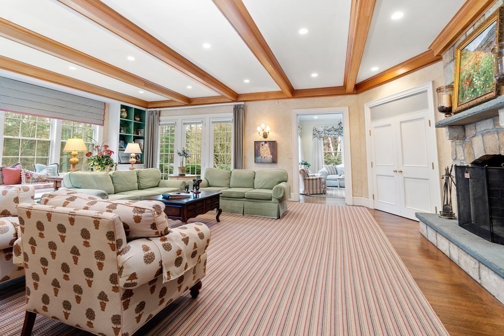 25 Bridle Pth Path Weston, MA 02493 - Photo 9 of 32 a living room with furniture large window and wooden floor