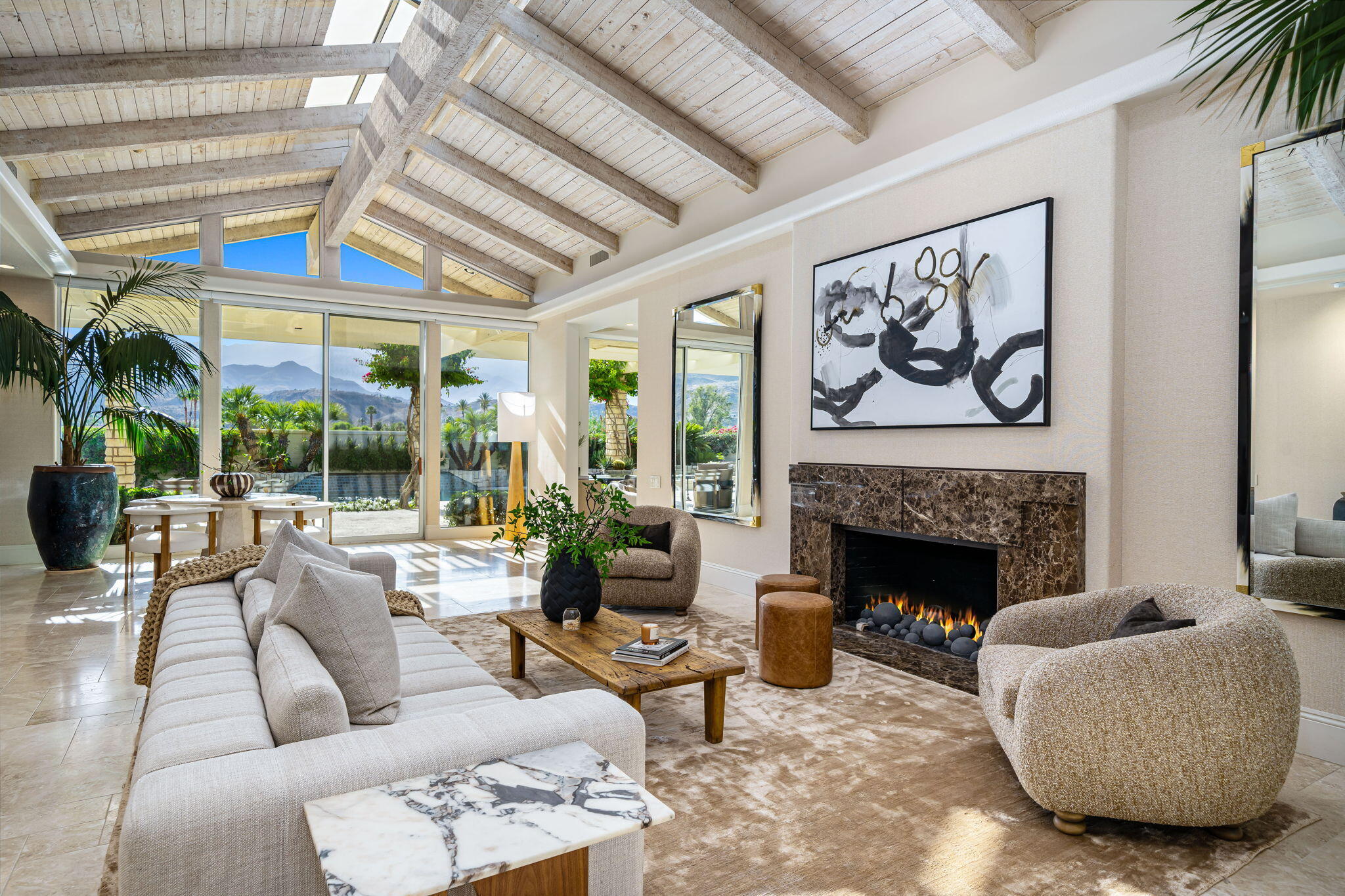 74 Mayfair Drive Rancho Mirage, CA 92270 - Photo 7 of 64 Living room with views