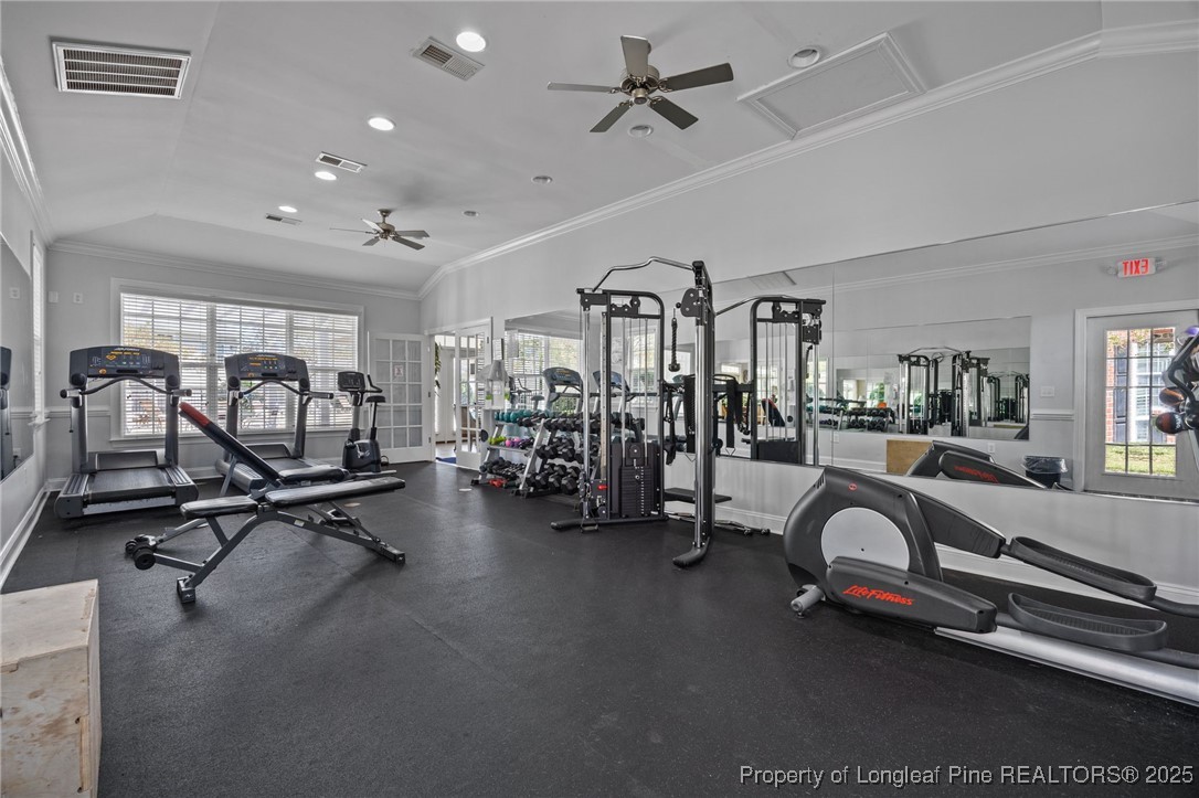 62 Gallery Drive, Unit 302 Spring Lake, NC 28390 - Photo 31 of 34 a view of a room with gym equipment