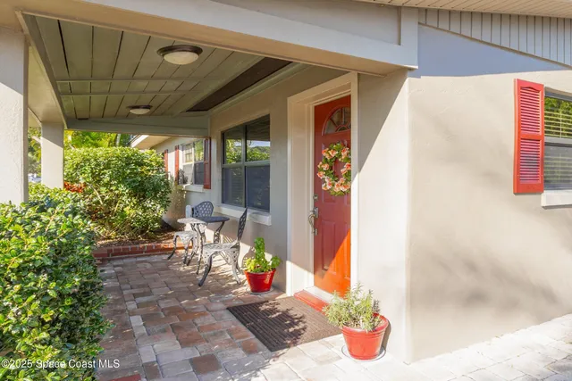 a front view of a house with porch