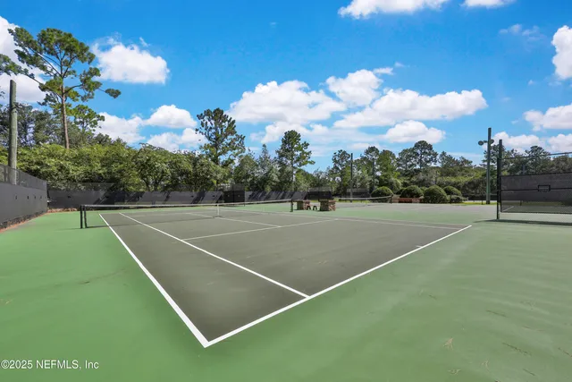 a view of a tennis court