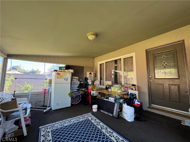 a room with storage and utility