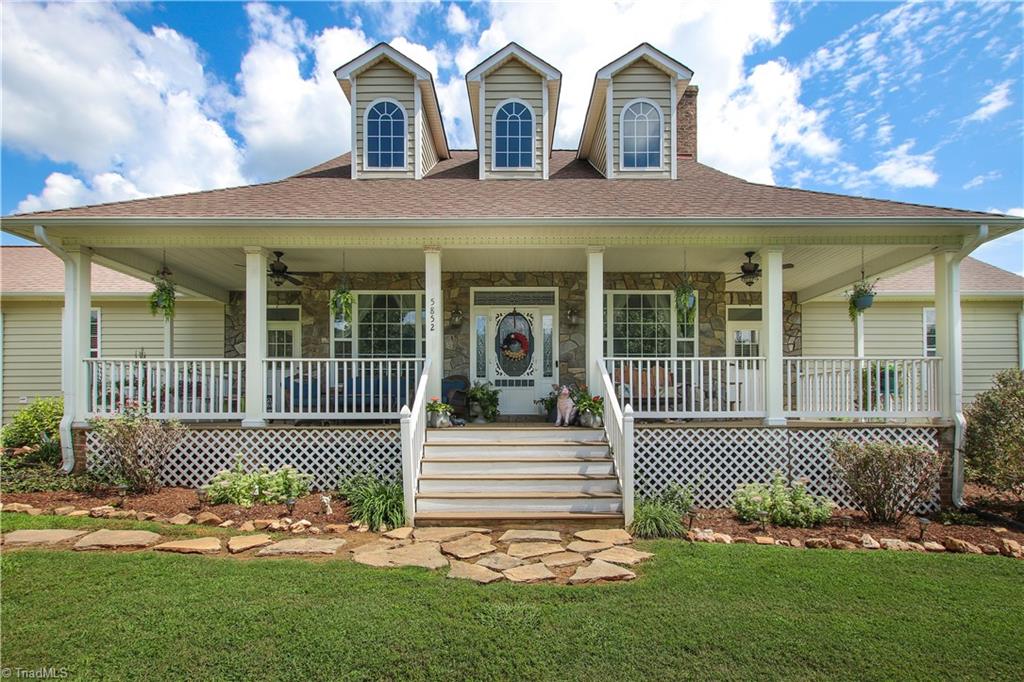 5852 Gallimore Town Road Trinity, NC 27370 - Photo 3 of 50 Front of home with covered front porch.