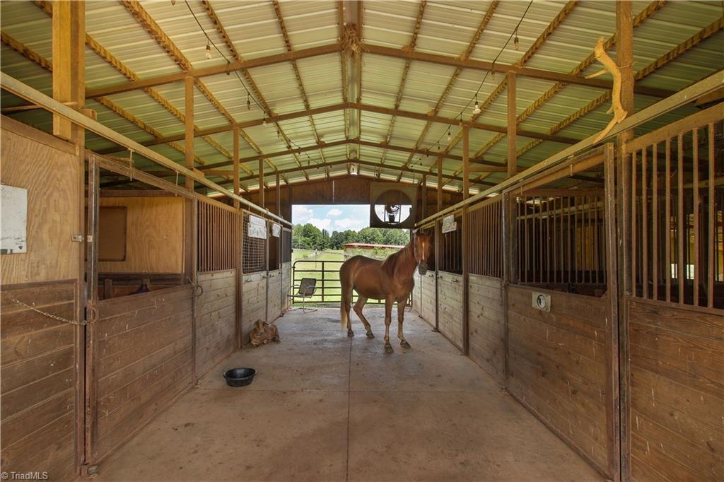 5852 Gallimore Town Road Trinity, NC 27370 - Photo 37 of 50 Barn with concrete floor.