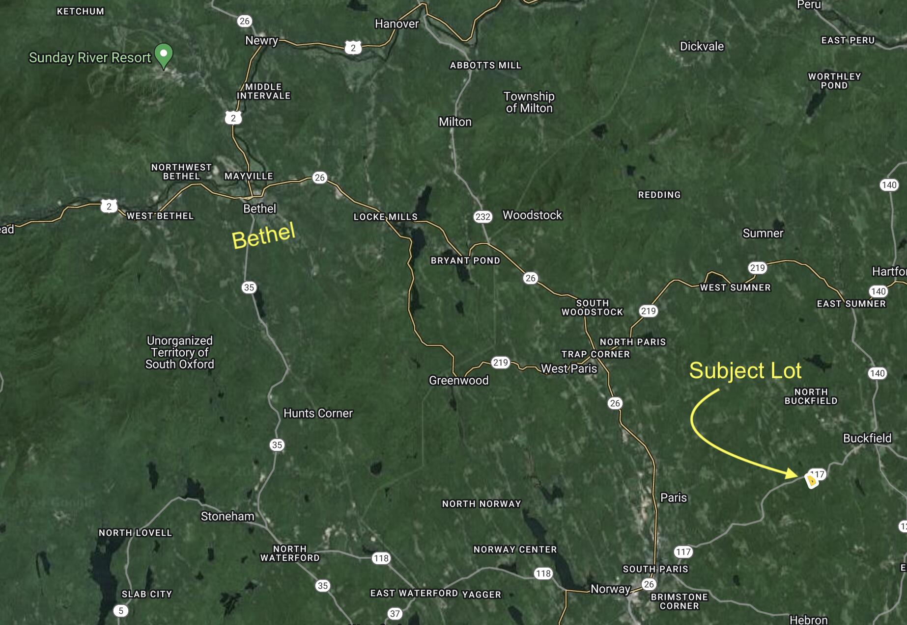 40.9 Streaked Mountain Road Hartford, ME 04220 - Photo 3 of 25 40.18 Location Map