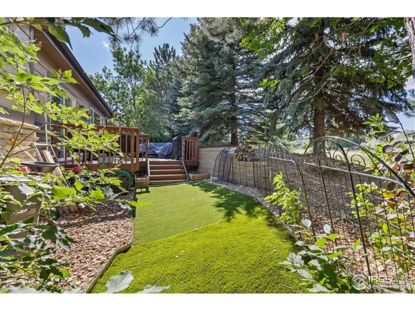 a view of an outdoor space with seating