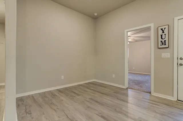 wooden floor in an empty room
