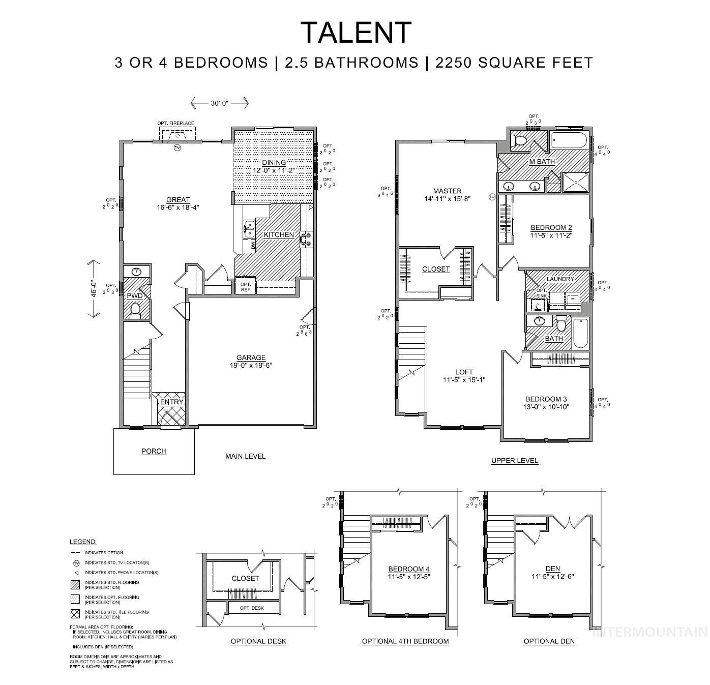 Tbd East Fitz Roy Street, Unit TALENT Kuna, ID 83634 - Photo 23 of 23 View of floor plan / room layout