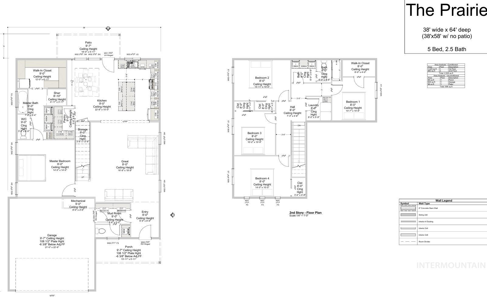 1152 West Recess Way Kuna, ID 83634 - Photo 2 of 2 View of floor plan / room layout