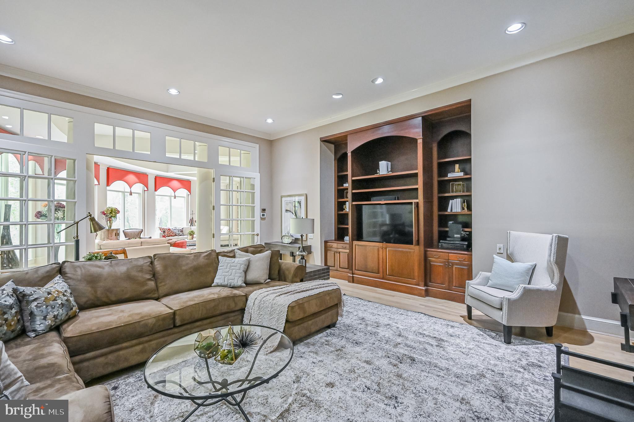 9124 Potomac Ridge Road Great Falls, VA 22066 - Photo 22 of 49 Custom Built Entertainment Center