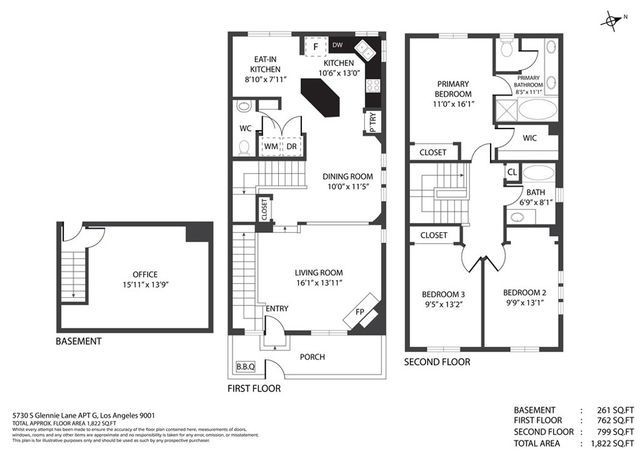 $980,000 | 5730 South Glennie Lane, Unit G, Los Angeles, CA 90016