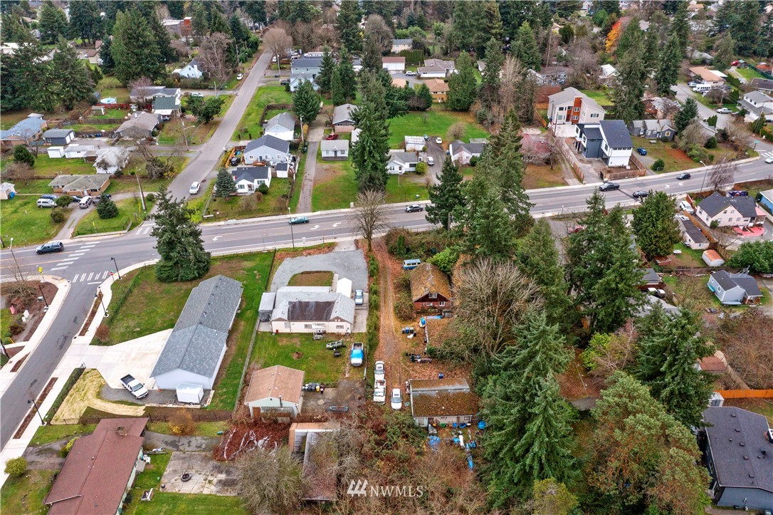 16619 Military Road South SeaTac, WA 98188 - Photo 8 of 12 an aerial view of residential houses with outdoor space