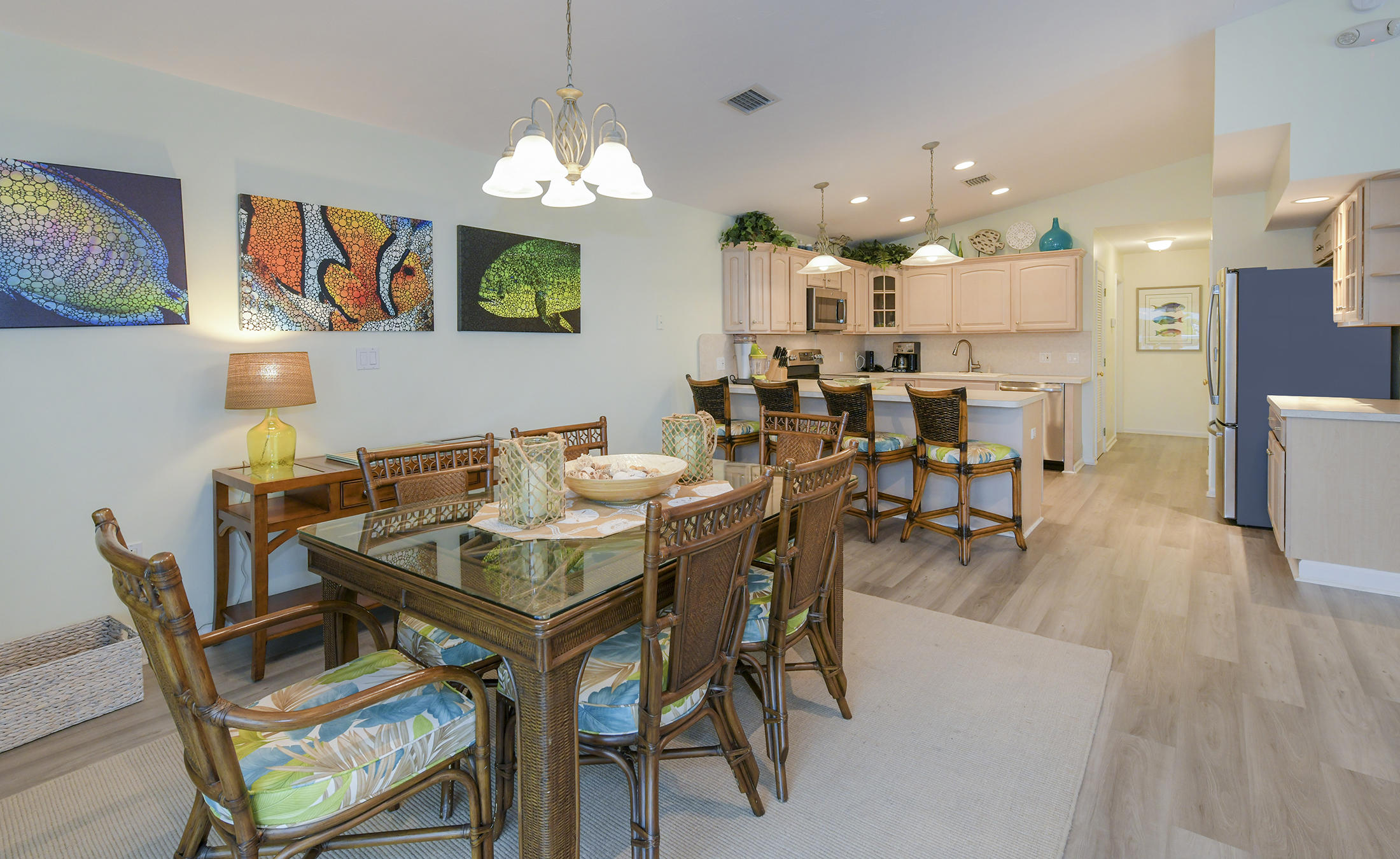 270 10th Street Key Colony Beach, FL 33051 - Photo 13 of 23 Open Concept Dining/ Kitchen