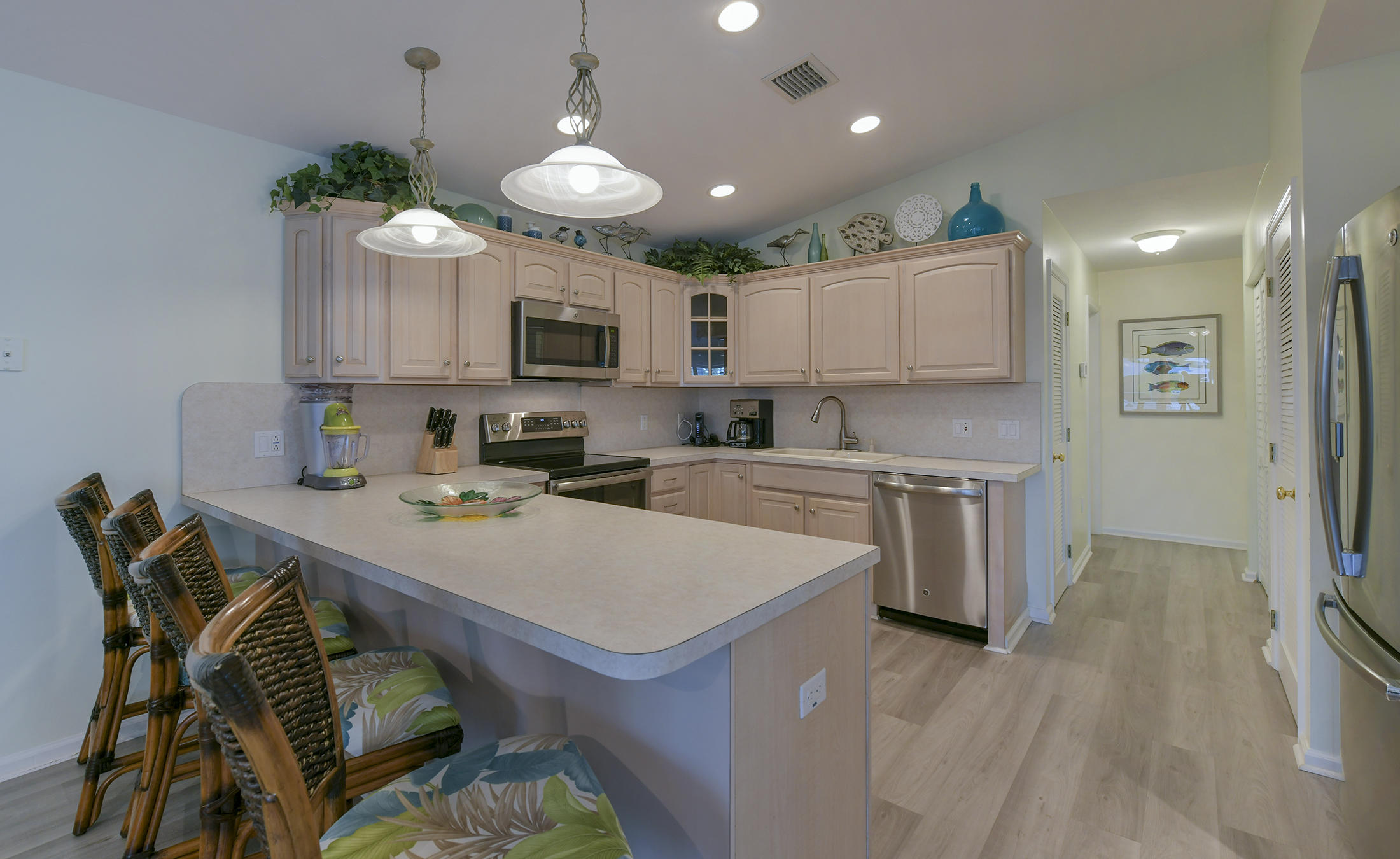 270 10th Street Key Colony Beach, FL 33051 - Photo 14 of 23 Kitchen With Sitting Area