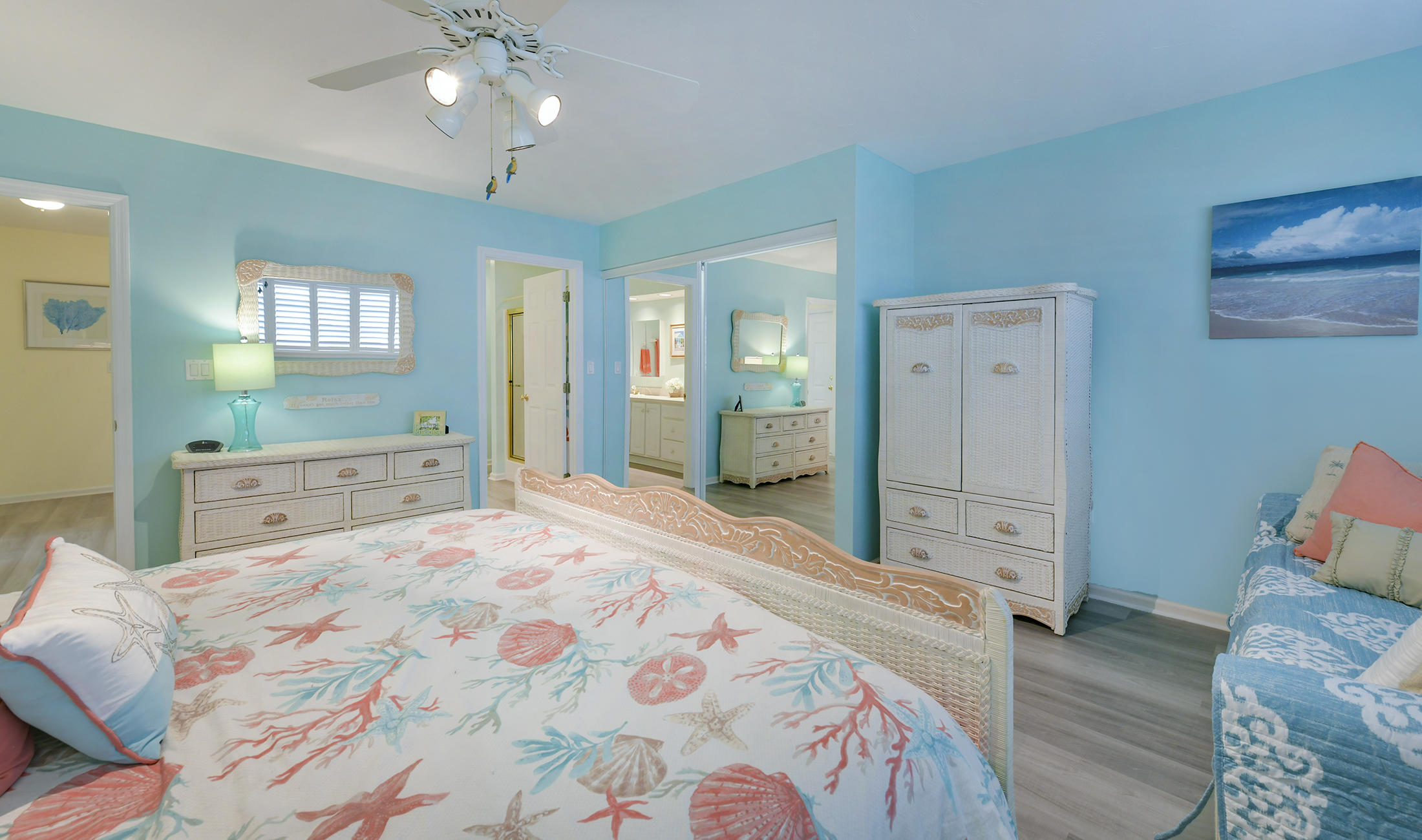 270 10th Street Key Colony Beach, FL 33051 - Photo 18 of 23 Master Bedroom With Sitting Area