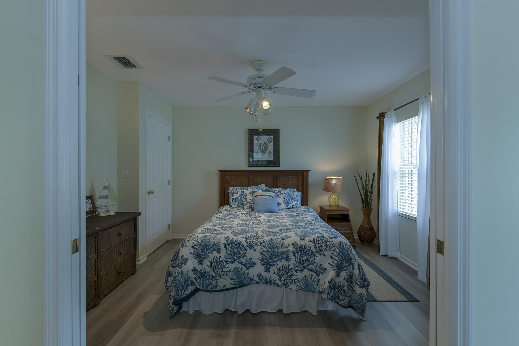 270 10th Street Key Colony Beach, FL 33051 - Photo 21 of 23 Guest Bedroom #3 With French Doors