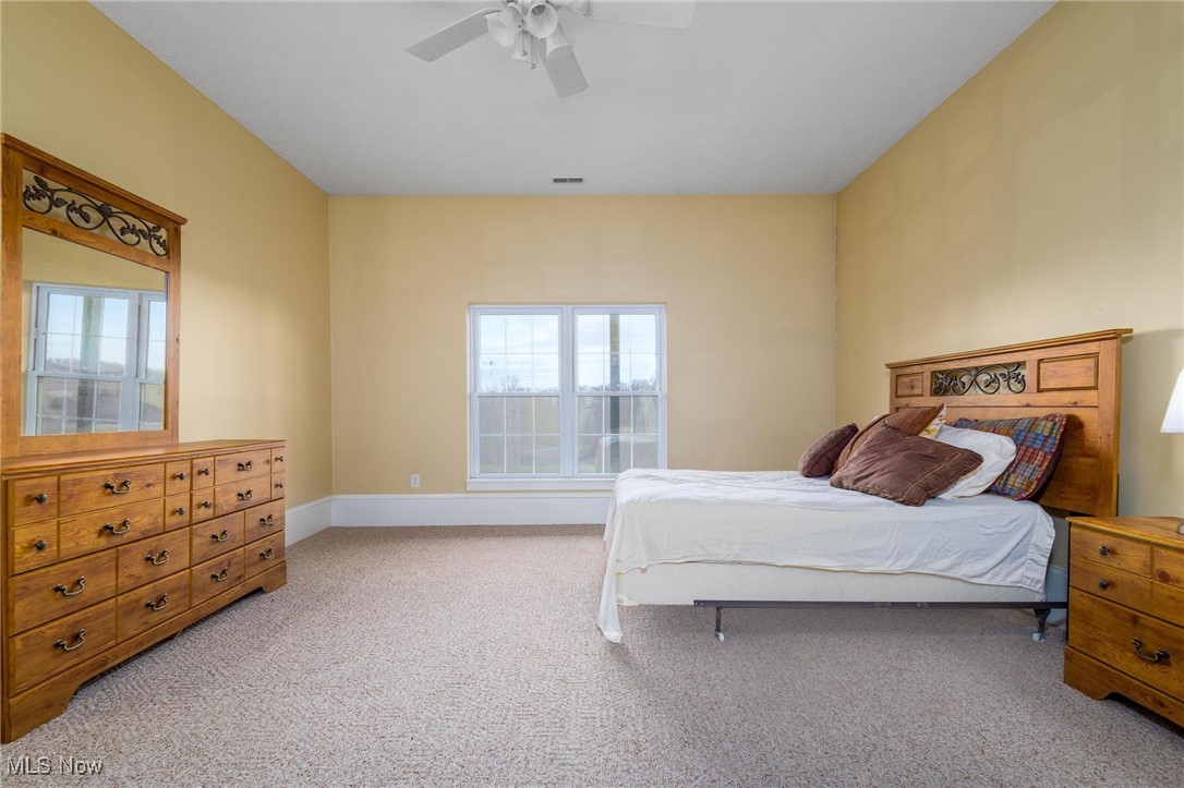 35955-35959 Bower Road Scio, OH 43988 - Photo 27 of 50 Carpeted bedroom with ceiling fan