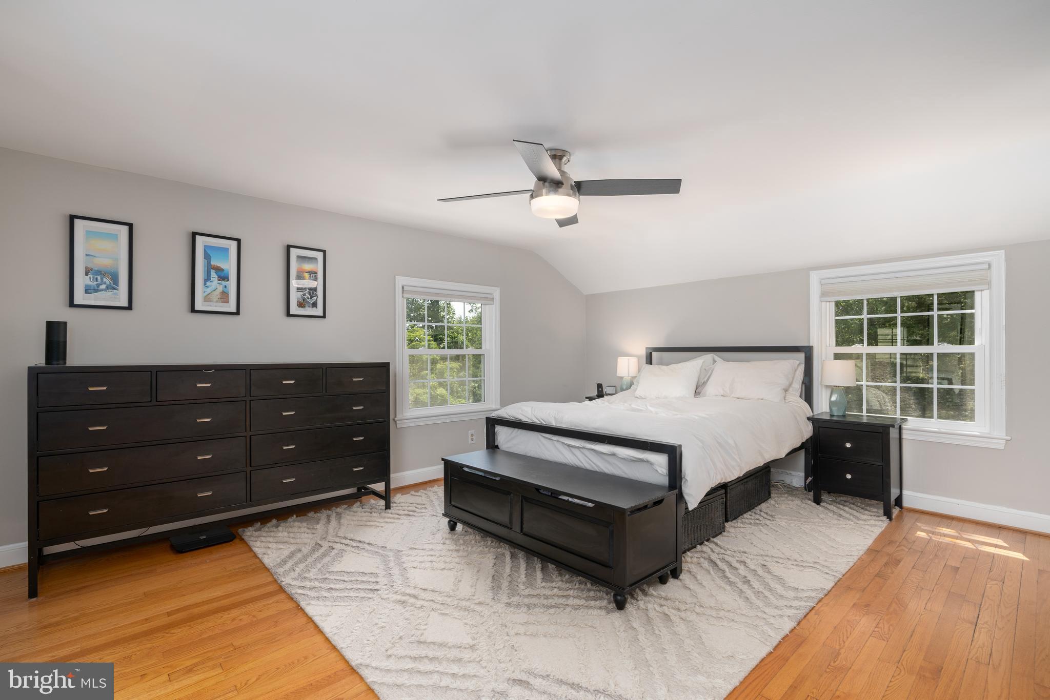 424 Whitestone Road Silver Spring, MD 20901 - Photo 19 of 42 Sunny Primary bedroom with ceiling fan