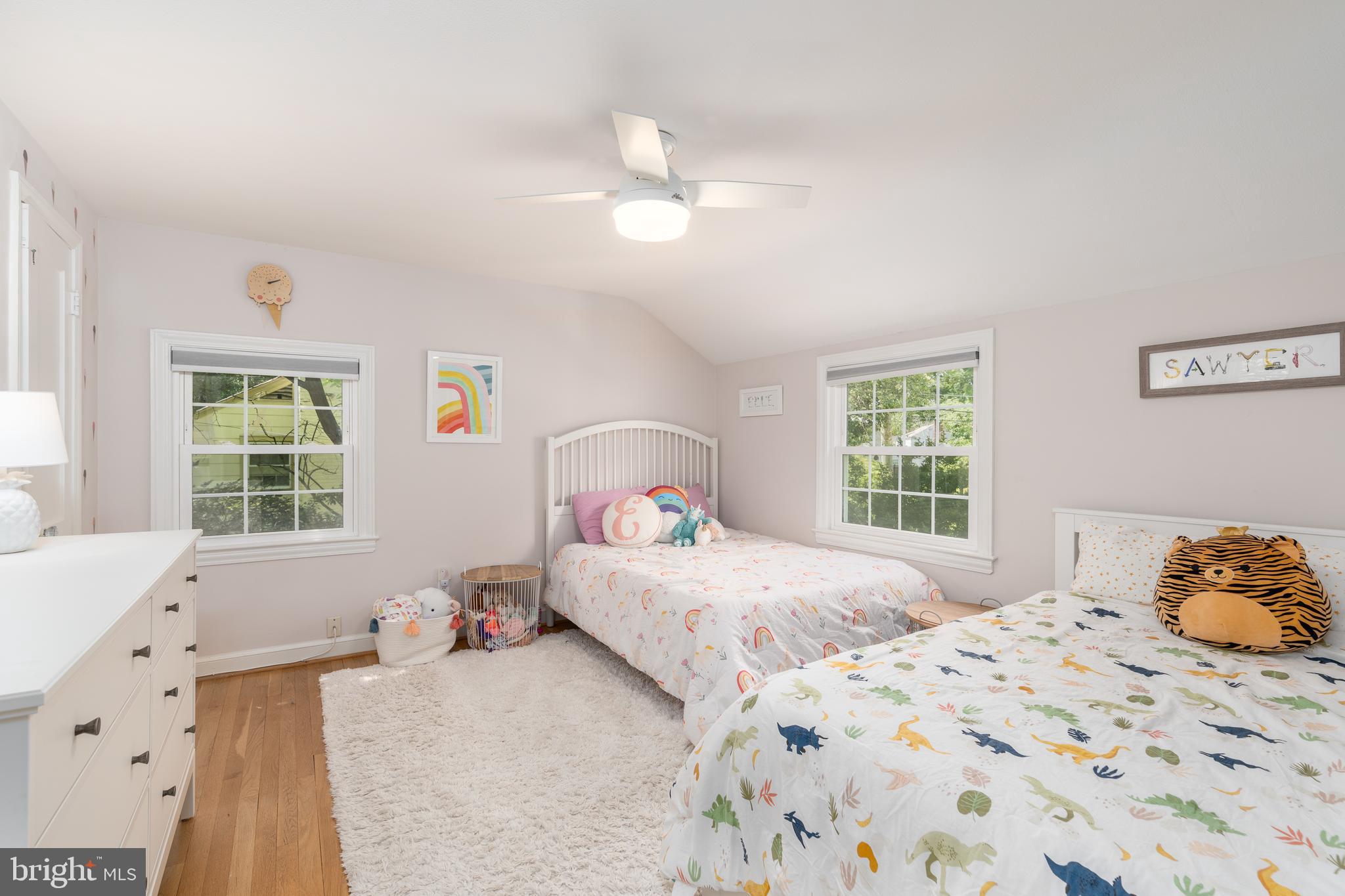 424 Whitestone Road Silver Spring, MD 20901 - Photo 22 of 42 Bedroom Two with ceiling fan