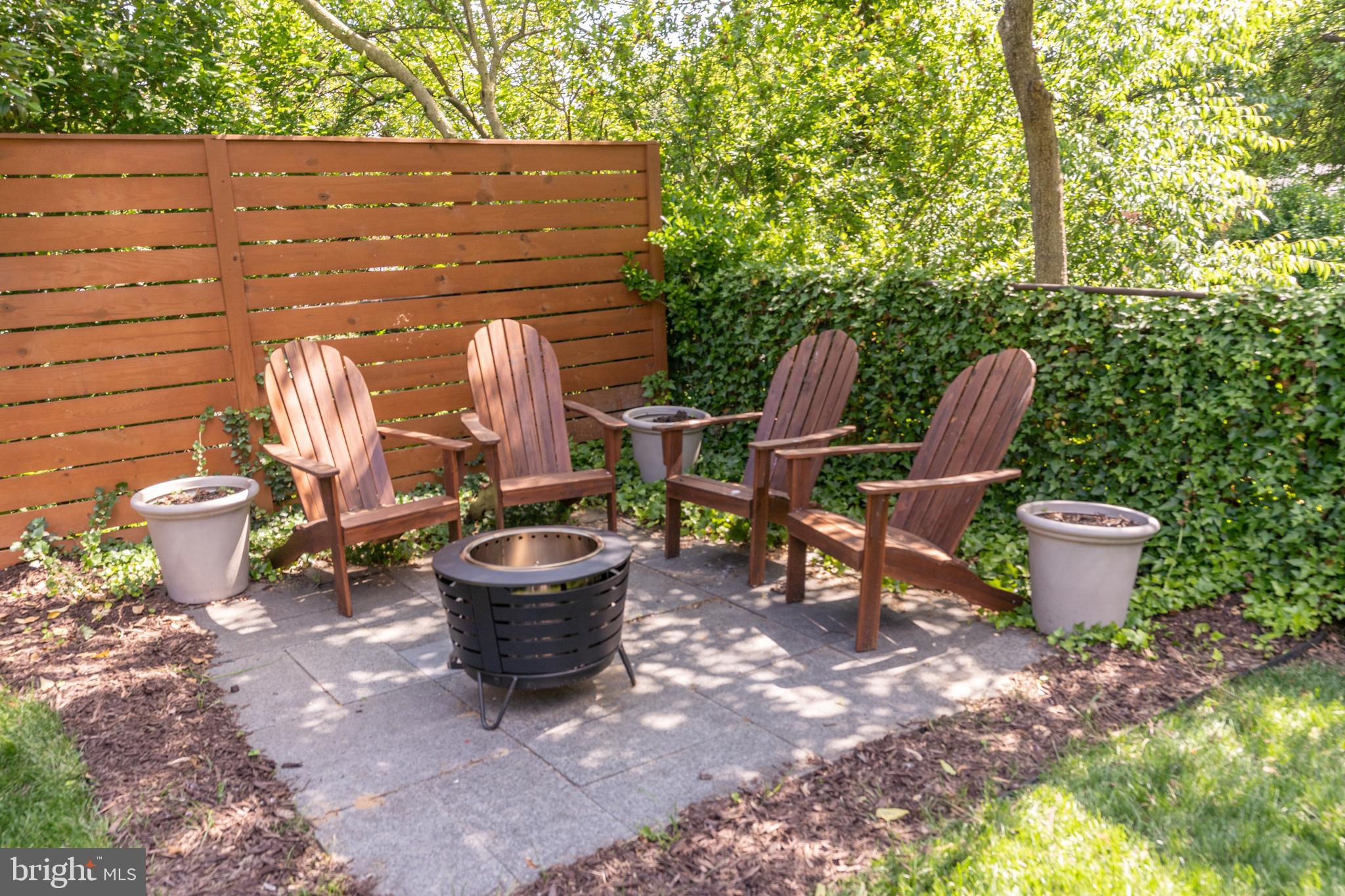 424 Whitestone Road Silver Spring, MD 20901 - Photo 36 of 42 Enjoy cozy evenings on fire pit patio