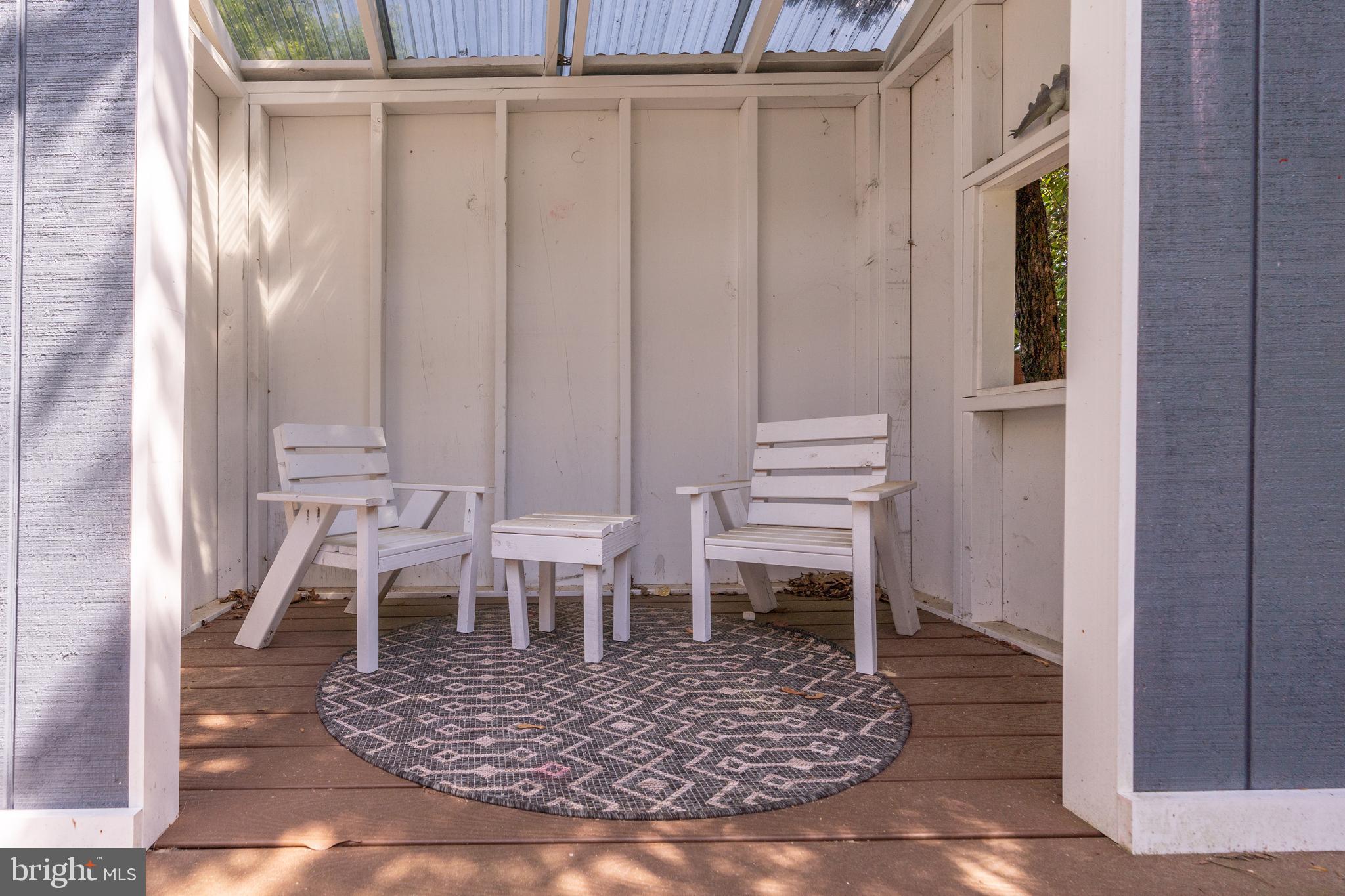 424 Whitestone Road Silver Spring, MD 20901 - Photo 39 of 42 Quiet spot for morning coffee in playhouse!