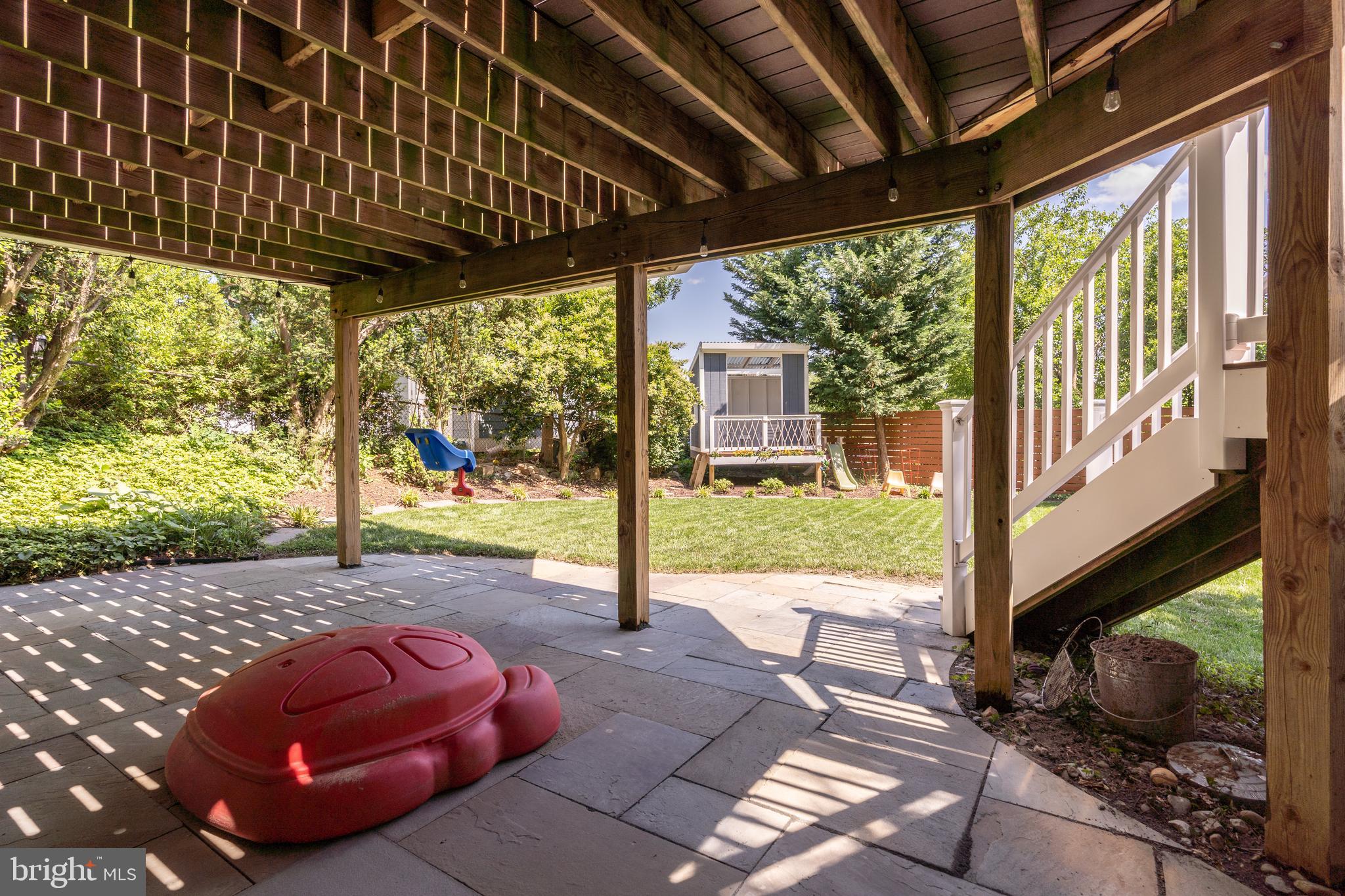 424 Whitestone Road Silver Spring, MD 20901 - Photo 40 of 42 Covered patio off of basement