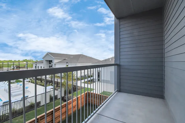 swimming pool view from balcony