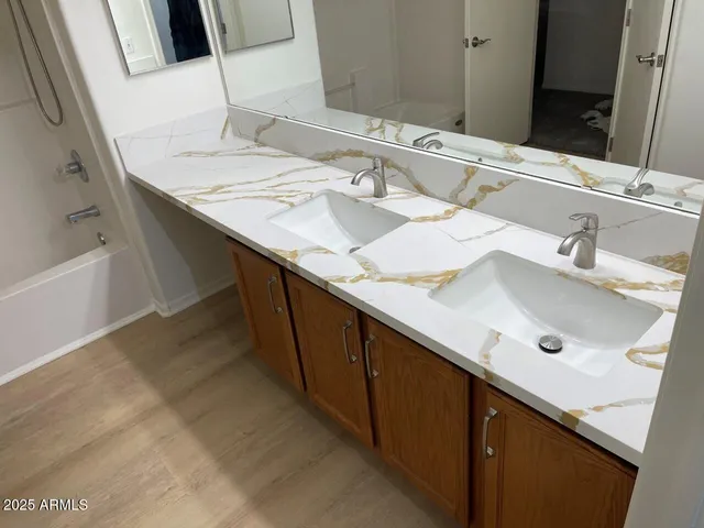 view of a livingroom with a washer and dryer